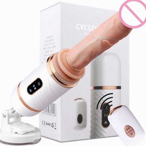 Jouets sexuels masseur sans fil, Machine avec télécommande, gode vibrateur automatique, masturbateur féminin, pistolet à ventouse pour femmes