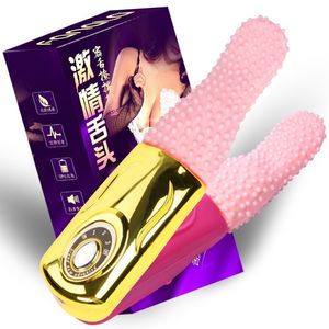 Jouets sexuels masseurs Fanara électrique pour femmes, dispositif de Stimulation de la langue longue, vibrateur, produits pour adultes