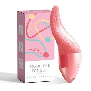 Juguetes sexuales Masajeadores Dispositivo de masturbación femenina Simulación Vibrador de lengua eléctrico Juguete sexual Productos sexuales Climax Juguetes para marido y mujer