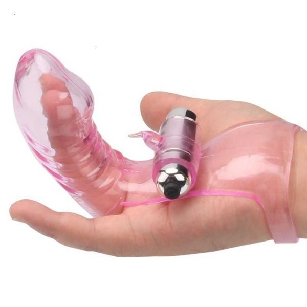 Jouets sexuels masseurs Jiuai Lala doigt ensemble de vibrations produits de jouets sexuels amusants boucle masturbateur féminin outils sexuels
