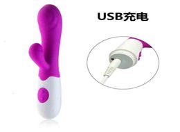 Toys Sex Toys Massagers Silicone Vibrator Massage Stick Av Products féminins Masturbation Climax Fun1289012