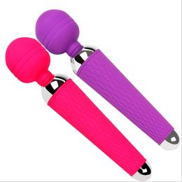 Vibromasseur de jouets sexuels pour femmes, produits pour adultes, vibrateur de charge violet USB av de rêve pour femmes, bâton de massage par vibration av