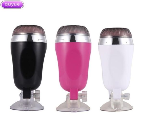 Sexe vibrateur Aircraft Cup masturbation masturbation mains aspiration tasse artificiel vagin réel puste toys pour hommes Produit sexuel y19069687321