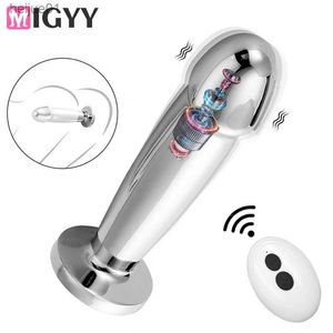 Vibrador sexual Juguetes anales de metal para mujeres Producto sexual para adultos Hombres Butt Plug Acero inoxidable Masturbador masculino Tapones anales DildoToys anal L230518