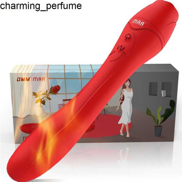 Chatte clitorale sexuelle sucer le chauffage de rose Rose Dildos G-spot Av Stick Sex Toys Masse-baguette pour femmes vagin