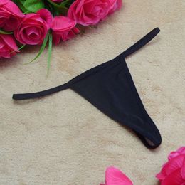 Lingerie sexy et amusante, sous-vêtements string pour femmes, perspective séduisante, simple t-shirt triangle à taille basse basse