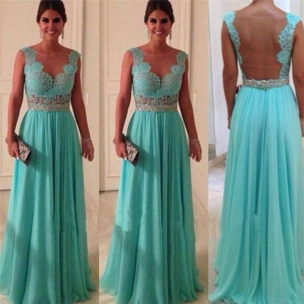 Vestido de fiesta sin espalda de encaje con cuello en V sexy sin espalda Vestido de novia Tamaño personalizado Sin espalda Sin tirantes Formal