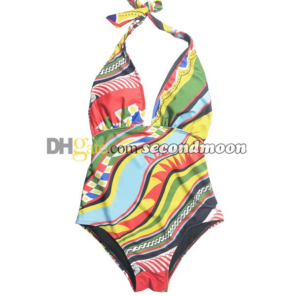 Sexy dos nu maillots de bain femmes mode licou maillot de bain une pièce maillots de bain printemps chaud maillot de bain