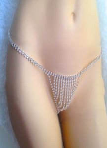 Sexy buikketen taille sieraden strass strass Oostenrijkse kristal burlesque lingerie gstring string slipjes dans jck0216517015