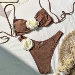 Sexy bikini's 2024 dames badmode vrouwelijk zwempak voor zwemkleding badpakken Braziliaanse bikini set strandkleding zwembad bather 240420