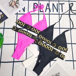 Sexy bikini's dames badmode ontwerper uit één stuk zwempak 2023 zomer mode brief badkleding meisjes