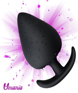 Plug Anal en Silicone noir sexy massage jouets sexuels pour adultes pour femmes ou hommes GayAnal mais Plug SetButtplug ou Butt Plugs produits sexuels S92043423