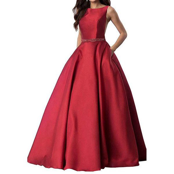 Sexy azul tul rojo un líneas largas vestidos de fiesta 3d floral encaje aplique con cuentas dividido piso de longitud formal fiesta elegante vestidos de noche