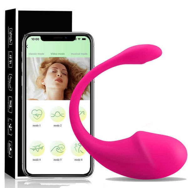 Vibromasseur gode Sexy Bluetooth g Spot pour femmes, application sans fil, télécommande, porter des culottes d'œuf vibrantes pour adultes