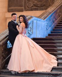 Robes de robe de bal de quinceanera blush sexy