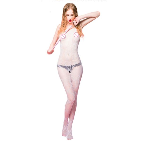 Costume Sexy entrejambe ouvert body résille Lingerie Sexy maille transparente Sexi femmes combinaison dos nu sous-vêtements érotiques chauds dames justaucorps sexe