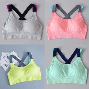 Sexy cross backless Bras pour les femmes lingerie respirant gym en cours d'exécution de jogging