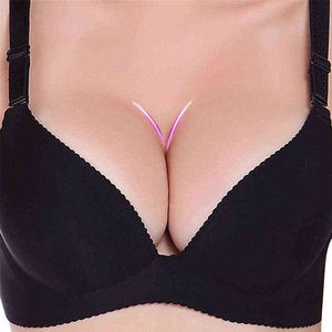 Sexy Deep U Cupbeha's voor vrouwen duwen lingerie naadloze bralette Backless Plunge Intimates vrouwelijk ondergoed 2021 L220727