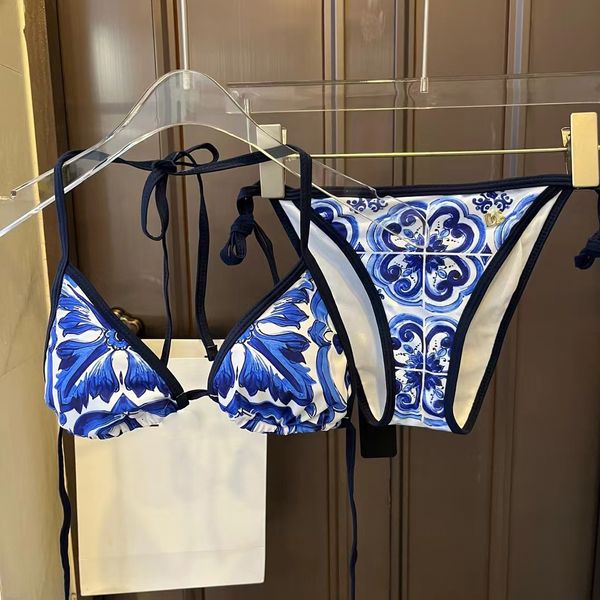 Sexe designer bikini costume bandage féminin maillot de bain crop top maillot de bain string de maillot de bain haute couture de plage à la couleur solide imprimement nouveau nageur