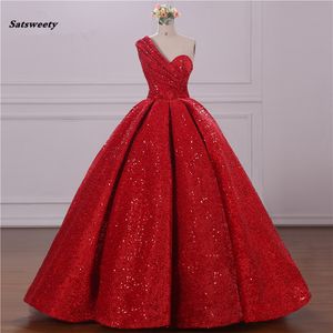 2023 Sexy Elie Saab court arabe rouge pailleté formelle soirée bal robe de soirée Abiye robes de soirée turques robes Avondjurk
