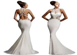 Sexy Evening Dressess Long Black Open Back Prom Prom Fiest Destino Vestidos de noche Vestidos Formal Zuhair Murad Dresses2957269