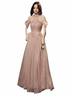 Sexy fée célébrité hôte Dr mariage robe de demoiselle d'honneur Appliques paillettes Tulle robes de bal pour Graduati fête robes De F8j8 #