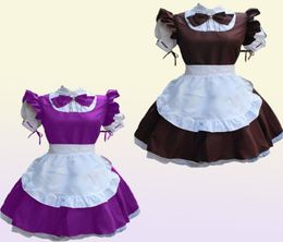 Sexy Frans meid kostuum gotische lolita jurk anime cosplay sissy meid uniform ps maat Halloween -kostuums voor vrouwen 2021 y08438081