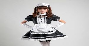 Sexy Frans meid kostuum zoete gotische lolita jurk anime cosplay sissy meid uniform plus size halloween kostuums voor dames3195528