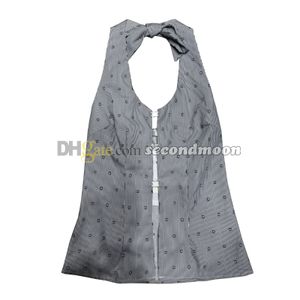 Sexy Holle Halter Top Dames Ademend Backless Vest Strass Knop Tanks Top Streep