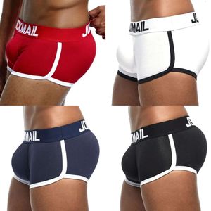 Sexy jockmail boxer hommes sous-vêtements pour hommes améliorant le tronc rembourré JM409