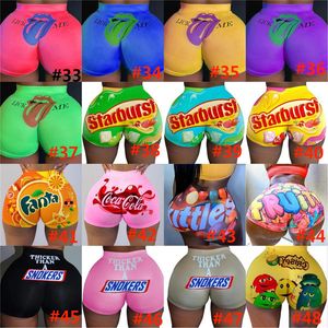 Sexy LDies Tight Shorts Patroon Gedrukte Yoga Broek Dames Yoga Broek Outfits Volwassen Sport Shorts Meisjes Oefening Fitness Wear