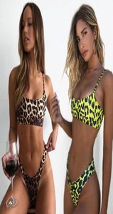 Sexy Luipaard Bikini 2019 Micro Bikini Set Push Up String Biquini Hoge Cut Badmode Vrouwen Mini Badpak Vrouwelijke Badpak T1910083235999