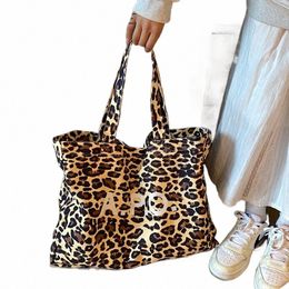 Sexy Leopard Design 2023 Big Korean Fi Shopper Shop Sacs pour femmes sac à main sac à bandoulière de grande capacité Bag N0KV # #