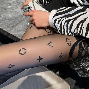 Bas à lettres Sexy, collants multicolores, bas de désir pur, amincissant les jambes à la mode, bas tendance