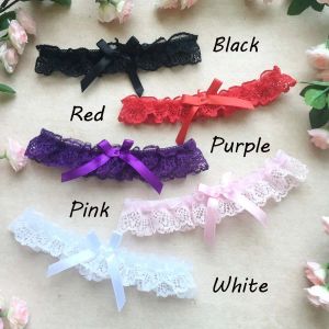 Couverture de jambe de denterie sexy lingerie Floral Bowknot Garter Belt Cosplay Jam Jam Stocking Berced Forwing Girls Lingerie Vêtements Accessoires