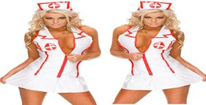 Sexy lingerie rollenspel fancy slaapkamer verpleegkundige kostuum verpleegkundige outfit jurk hoed sexy kostuums mode kleding1199434