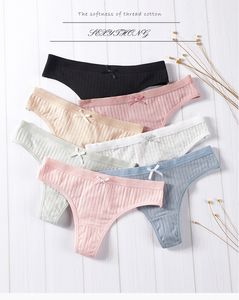 Lencería sexy de algodón para mujer, Tanga, bragas, ropa interior de cuerda, calzoncillos para mujer, pantalones íntimos para mujer, tiro bajo, nuevo