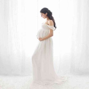 Robes de maternité sexy pour séance photo en mousseline de soie robe de grossesse photographie accessoire robe maxi robes pour femmes enceintes vêtements D16 G220309