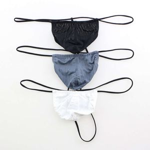 String Sexy pour hommes, String G, sous-vêtements convexes, Lingerie exotique, poche bombée, culotte respirante, taille basse