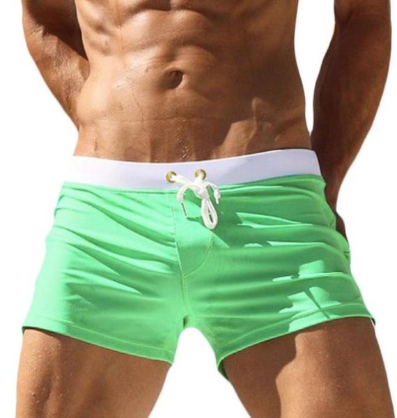 Trajes de baño sexis para hombre, pantalones cortos tipo bóxer, bañadores para hombre, Bikini para surfear, traje de baño Men039s, trajes de baño, bolsa para pene para gais WJ3135666