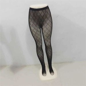 Sexy maille longs bas pour femmes luxe femmes lettres collants Net bas dames fête de mariage collants