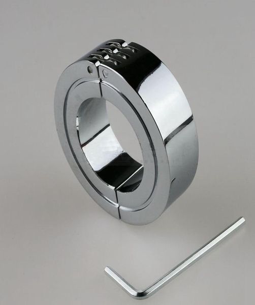 Anillo de metal sexy para pene masculino, equipo de sujeción para pene, juguetes sexuales fetiche BDSM para hombres, tres tamaños disponibles, barato 8252078