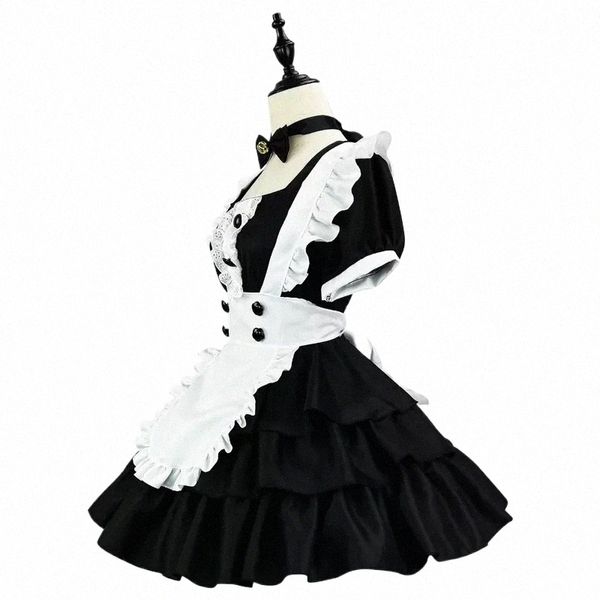 Sexy New Hot Sell 2024 Tenue de femme de chambre japonaise Costume de jeu de rôle Vêtements Halen lolita femme homme femme Y9bJ #