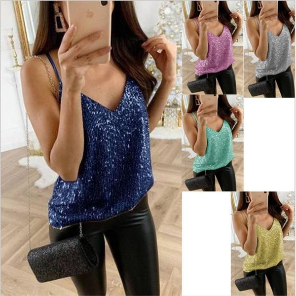 Sexy New Womens Sleeveless Wash Gold Camisole Vest Camis Silk Tanks Ladies Silk Gallus Leisure Lace Club Underwear Lager Taille S-5X300r