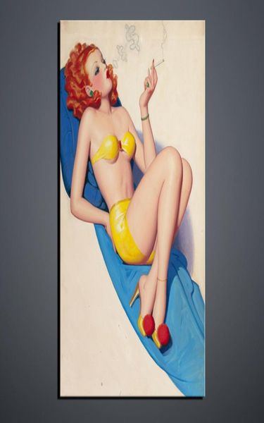 Sexy Open Pos Beach Beauty B F Wallpaper Wall Art Painting Affiche Poster Body Pographe Whole and Retail6342112