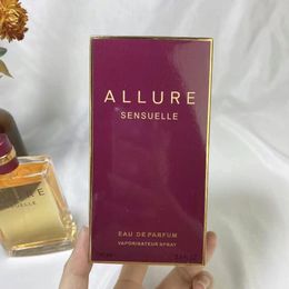 Fragancia de perfume sexy para mujer Allure Sensuelle 100ml 3.4 FL.OZ Eau De Parfum Spray Fragancia Colonia Chica Sweety Fragrance Parfum Desodorante antitranspirante