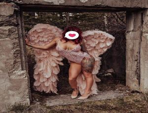Accesorios de fotografía sexys, plumas de avestruz de alta calidad, rosa, blanco, negro, alas de Ángel, escaparate, decoración de bar para fiesta de boda, 2111547