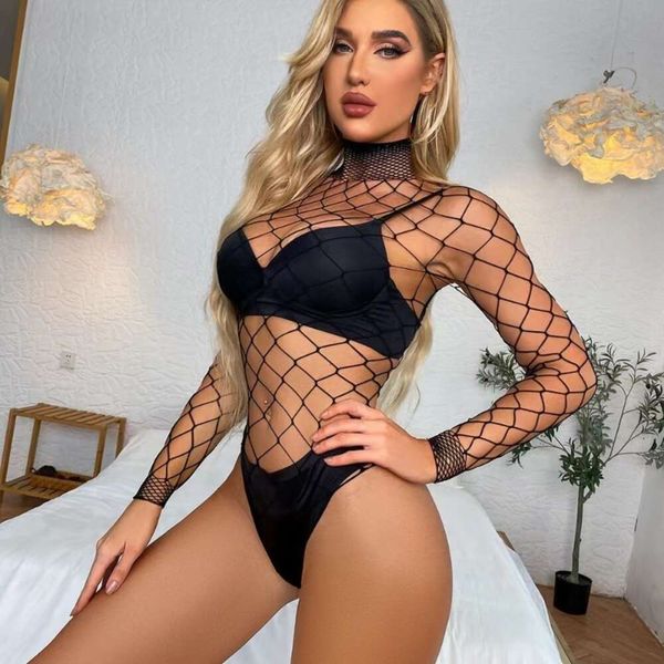 Lingerie porno sexy pour femmes fines, sous-vêtements de femme en maille, body fantaisie érotique, costume de Passion sexuelle chaude, Costumes féminins adultes, Bikini