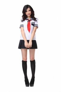 Produits sexy uniformes scolaires japonais Sailor Uniforme Escolar pour Girsl Sailor S Adults Anime Vêtements X18Z #