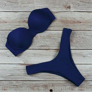 Sexy push -up bikini badmode vrouwen zwempak nieuw luipaard Braziliaanse bikini set badpak vrouwelijk zomer strand slijtage biquini 210305